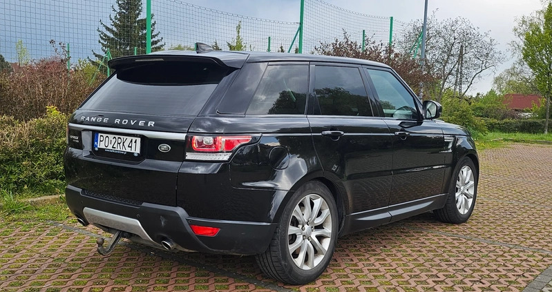 Land Rover Range Rover Sport cena 129000 przebieg: 182778, rok produkcji 2017 z Szczecin małe 781